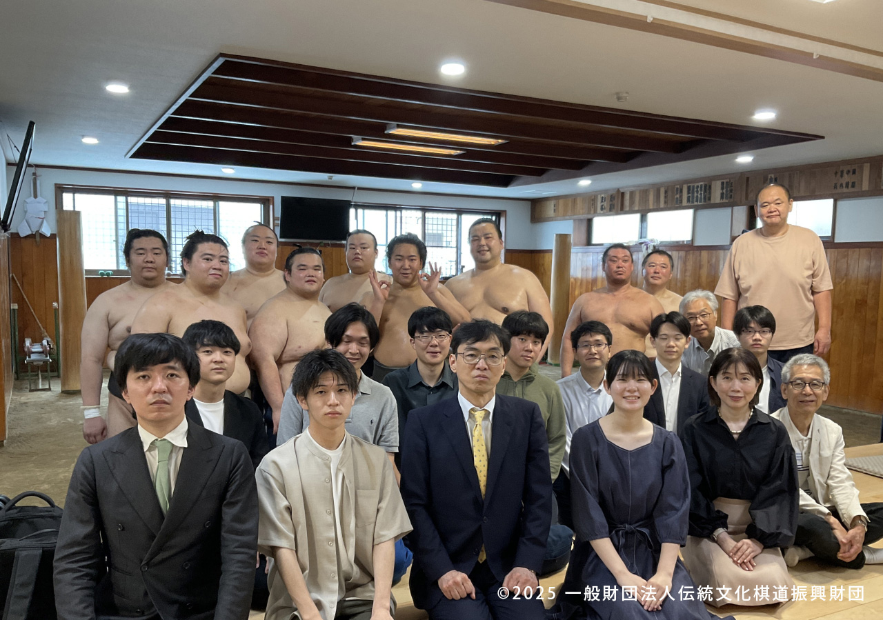 次世代の棋士を育む教養講座＜湊部屋 朝稽古見学＆力士特製ちゃんこ会＞ 
