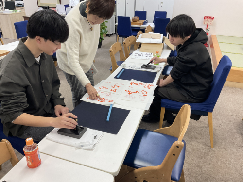 次世代の棋士を育む教養講座＜書道の会 第１１回＞